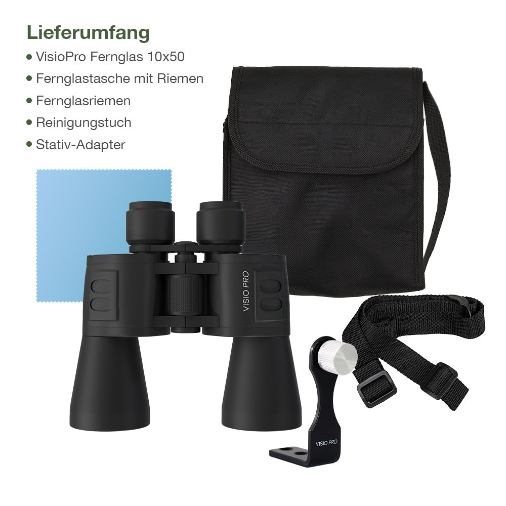 VISIO PRO Outdoor Fernglas 10x50